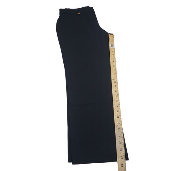JM Collection Black Pants Sz 12P Curvy Straight Leg Tummy Control Careerwear - Picture 9 of 10